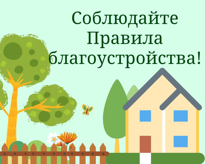 Соблюдение правил благоустройства. Соблюдение правил благоустройства.